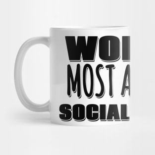 World's Most Adequate Social Worker Mug